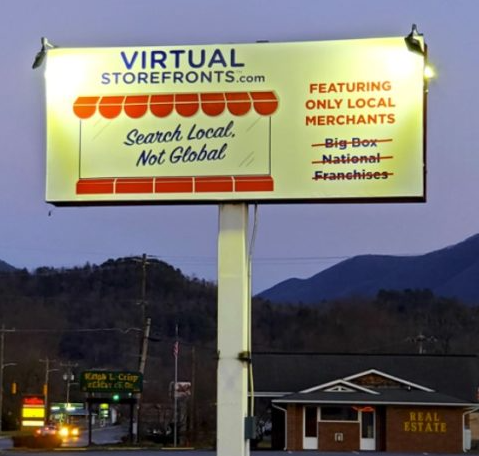 Smoky Mountain Signs Virtual Storefronts Sign