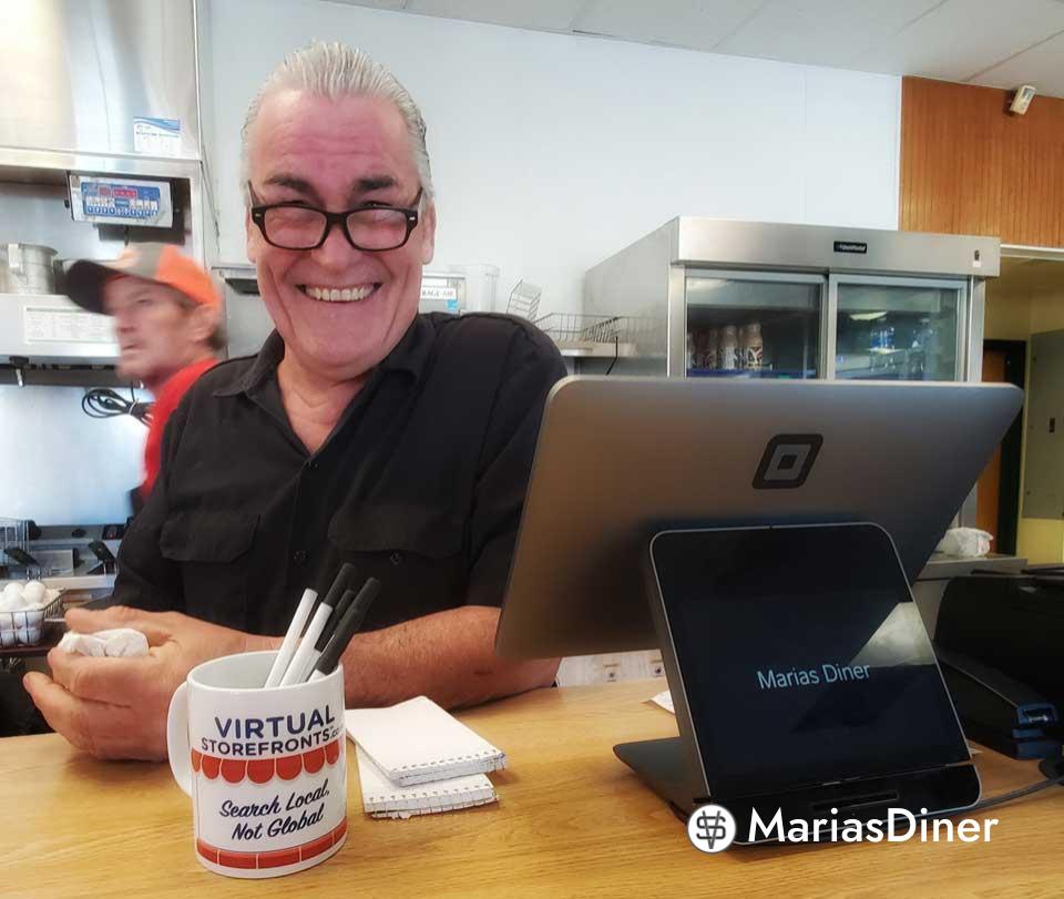Floyd at Maria's Diner in Andrews NC